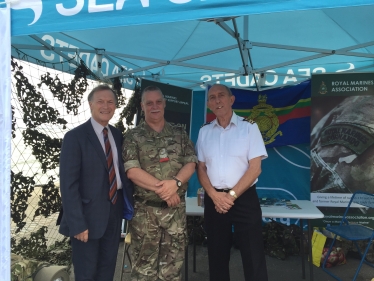 Sir David at the Leigh Maritime Festival